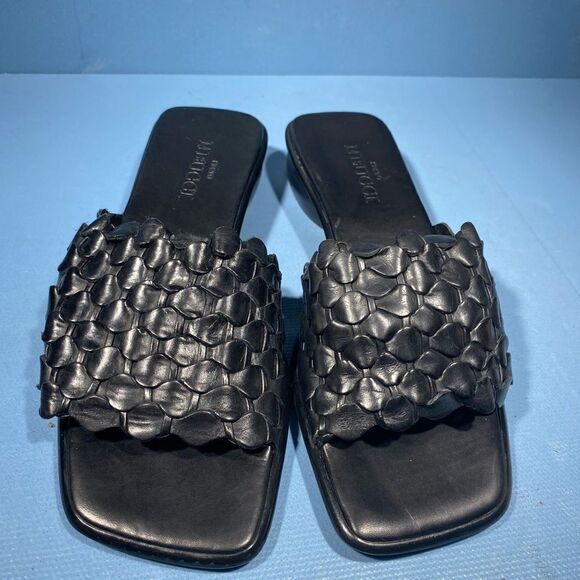 Sesto Meucci Women's SZ 6B Black Slip-On Sandals Italy new - Picture 3 of 7